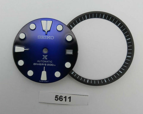 SEIKO DEEP BLUE BLACK PROSPEX 7002 7000 DIAL MINUTE TRACK SET WATCH BVT05611