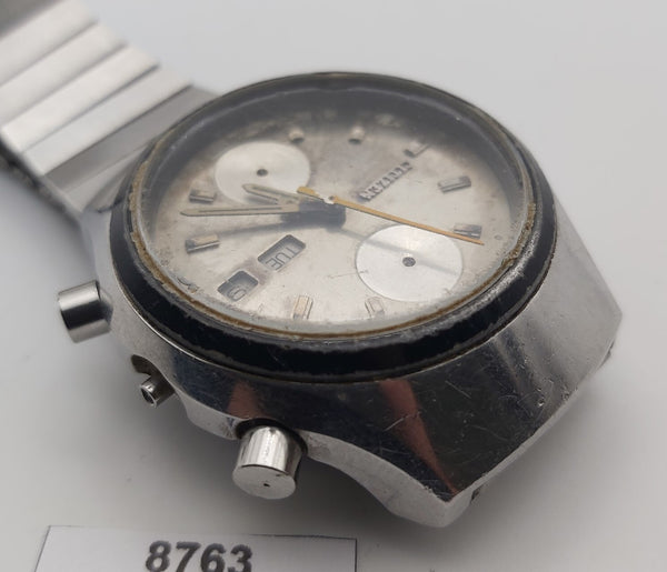 PROJECT TO FIX CITIZEN DOUBLE REGISTER 67-9038 CHRONOGRAPH MENS WATCH BVT8763