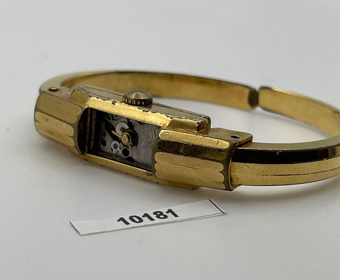 PROJECT TO FIX RADO GOLD PLATE BANGLE WATCH EU SHIP LADIES WATCH 10181