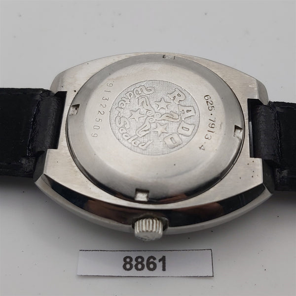 PROJECT TO FIX WORKING RADO BLACK DIAL MENS DAY DATE WATCH 8861