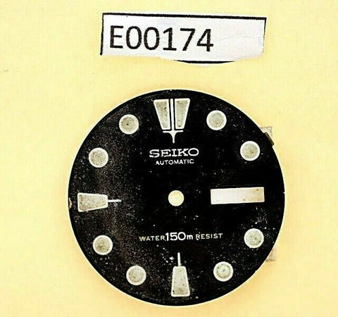 USED VINTAGE SEIKO DIAL NON BEVELED WINDOW 6309 7040 DIVE WATCH E00174