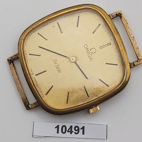 PROJECT TO FIX OMEGA DE VILLE GOLD PLATE CUSHION MENS MANUAL WIND WATCH BVT10491