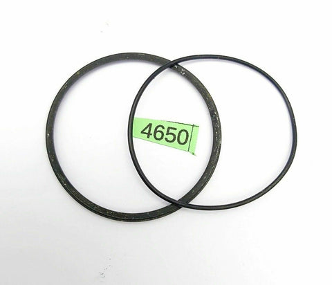 USED LOT 2 SEIKO CASE BACK & RUBBER UNDERLAY GASKET 6309 7290 WATCH BVT04650