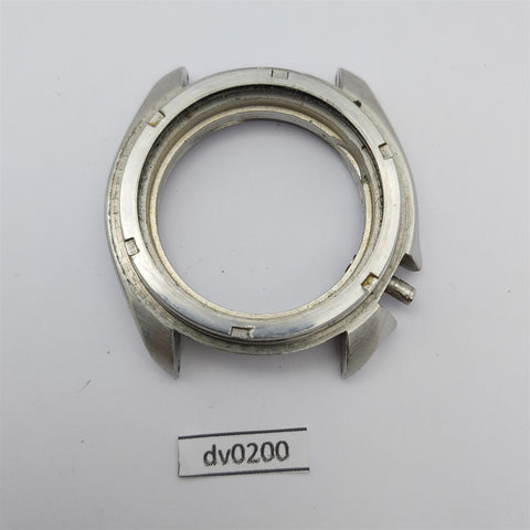 USED SEIKO 7C43 7010 POLISHED MIDCASE AND GLASS LOCK KIT MENS SS WATCH DV0200