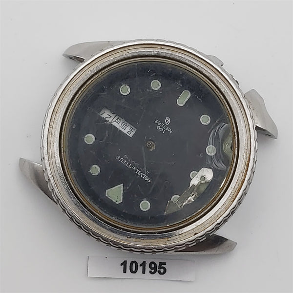 PROJECT TO FIX SOLVIL TITUS SS MENS AUTO DAY DATE DIVE WATCH EUROPE SHIP 10195