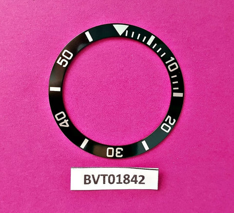 NEW SEIKO BLACK WHITE FONT INSERT SEIKO 7S26-0040 SKX031 DIVE WATCH BVT01842