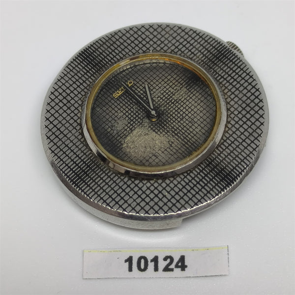 PROJECT TO FIX SEIKO 2220 0310 MANUAL WIND MIDSIZE TEXTURD CASE DIAL WATCH 10124
