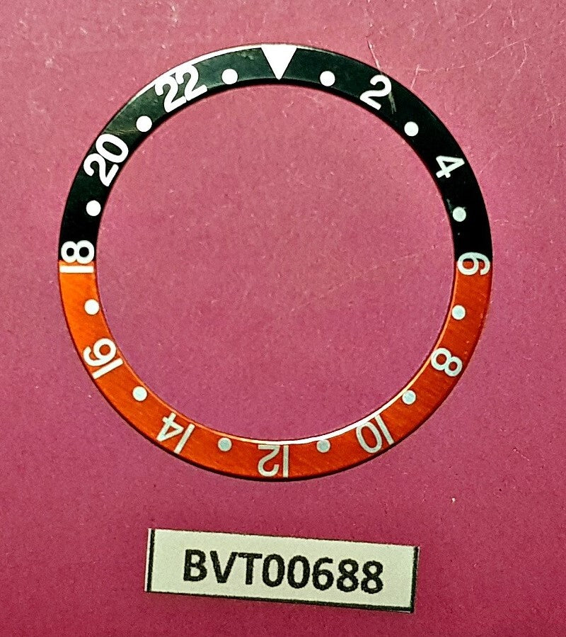 NEW SEIKO COKE GMT BEZEL INSERT DIVER'S WATCH 7002 6309 6306 7S26 WATCH BVT00688