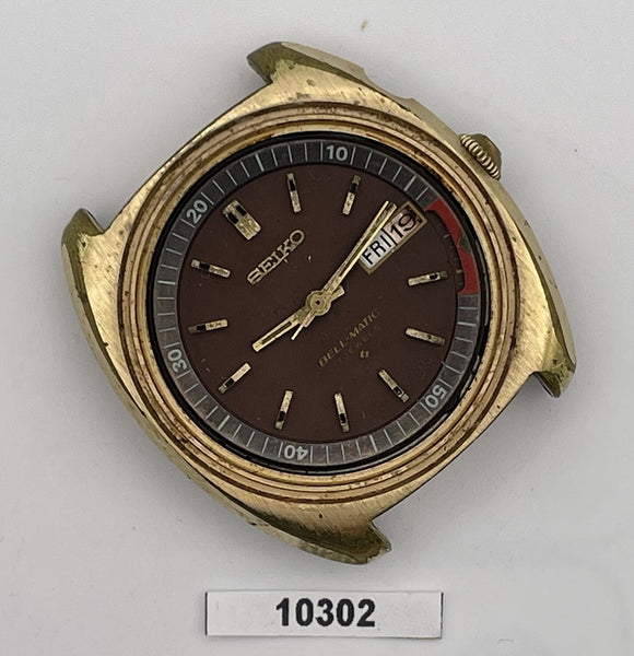PROJECT FIX SEIKO BELLMATIC 4006 6030 MENS GOLD AUTO DAY DATE WATCH 10302 EU SHP