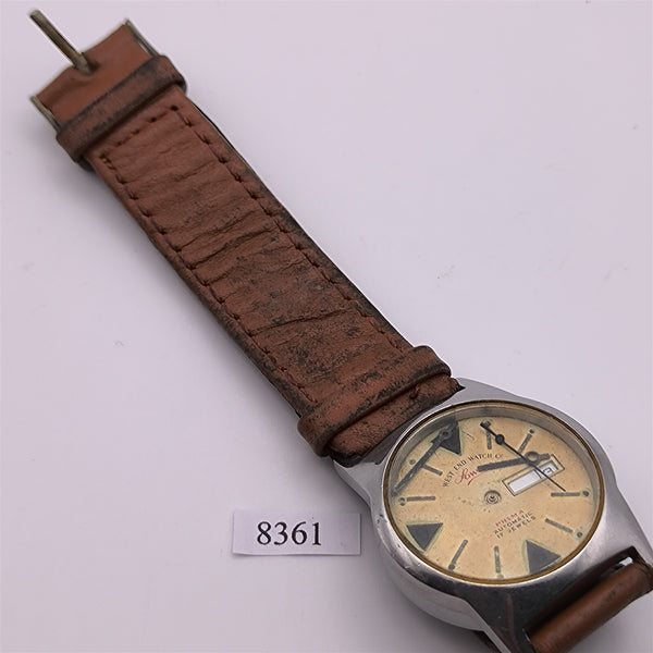 PROJECT TO FIX WEST END WATCH CO MIDSIZE DAY DATE AUTO MOVT. B8361 WATCH EU SHIP