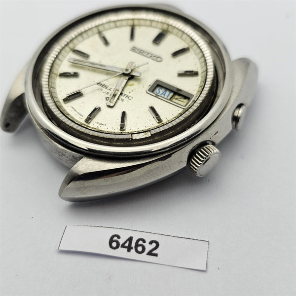 PROJECT FIX SEIKO BELLMATIC 4006 6040 MENS AUTO DAY DATE 027699 SS WATCH EU SHIP