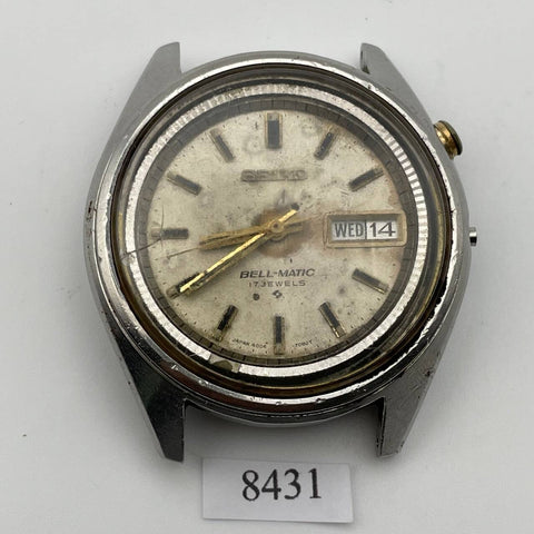 PROJECT FIX SEIKO BELLMATIC 4006 MENS SS AUTO DAY DATE 804225 WATCH EU SHIP 8431