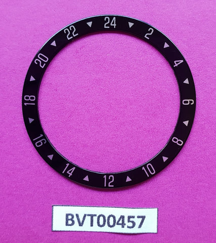 NEW SEIKO GMT BEZEL INSERT FOR DIVER'S WATCH 7002 6309 6306 7S26 WATCH BVT00457
