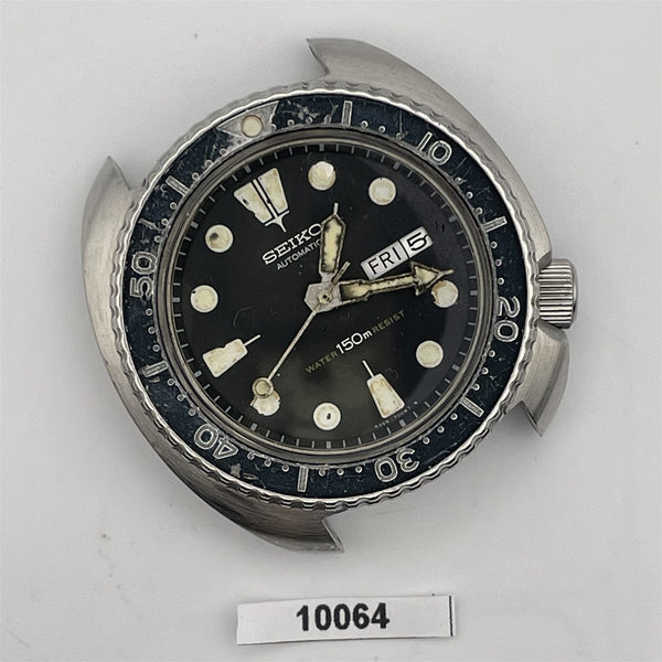 UNTOUCHED CASE SEIKO 6309 7040 TURTLE CUSHION SS AUTOMATIC WATCH EU SHIP 10064