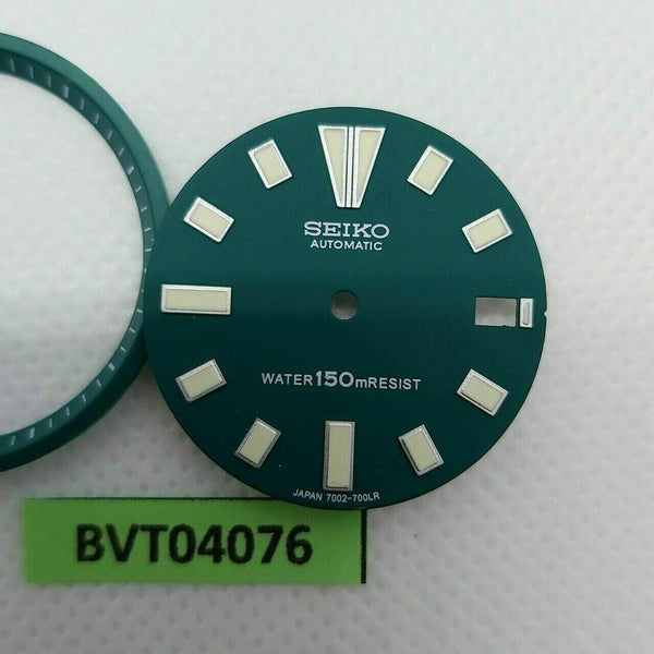 NEW AF SEIKO GREEN HULK DIAL MINUTE TRACK SET 7002 7000 SUPERLUME WATCH BVT04076