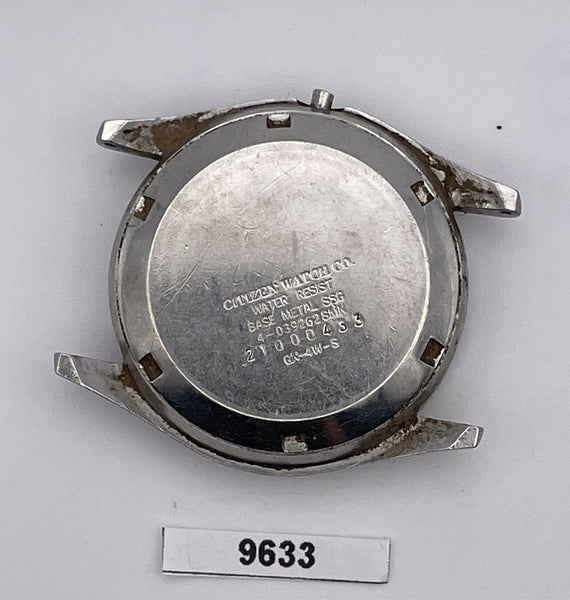 PROJECT FIX CITIZEN COIN RIMMED SS CASE AUTO DAY DATE WATCH 9633
