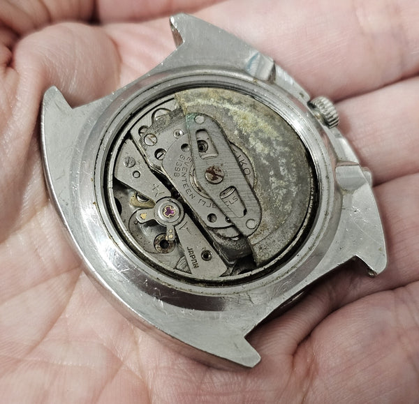PROJECT TO FIX SEIKO 6139 6002 POGUE SPEEDTIMER MENS AUTO DAY DATE WATCH BVT8742