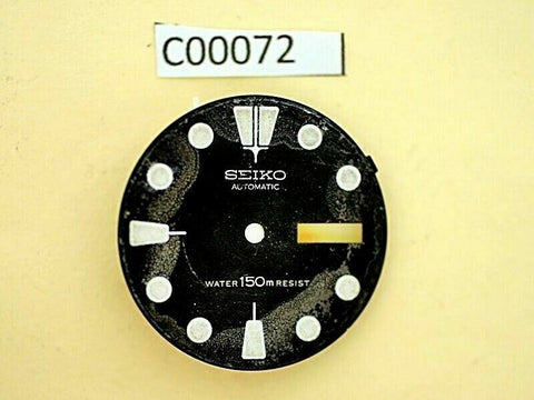 USED VINTAGE SEIKO DIAL NON BEVELED WINDOW 6309 7040 DIVE WATCH  C00072