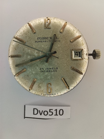 USED MIREXAL AUTOMATIC MOVEMENT DIAL HANDS WATCH KIT DV0510