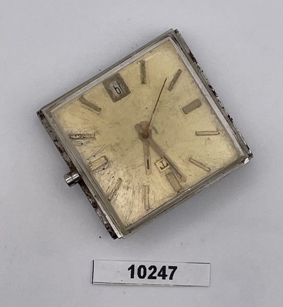 USED VINTAGE TISSOT AUTOMATIC WIND MOVEMENT DIAL DATE WATCH KIT 10247