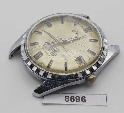 PROJECT TO FIX TUGARIS MANUAL WIND ROUND EU SHIP MENS WATCH 8696