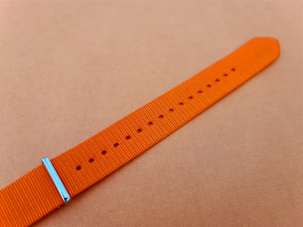 NEW FOR SEIKO MILITARY STRAP NYLON BAND 20mm 4205 7S26 0030 0050 ORANGE ORNTO20