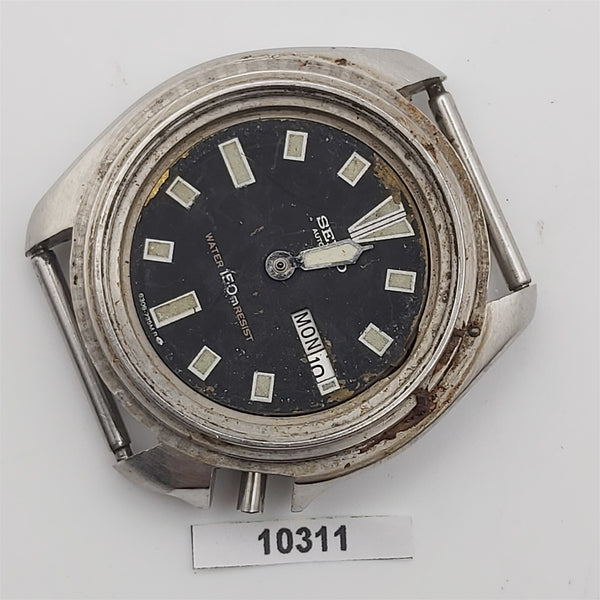 PROJECT TO FIX SEIKO 6309 7290 SS HEAD DAY DATE AUTO WATCH EU SHIP BVT010311