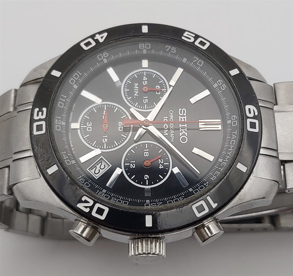 PROJECT TO FIX SEIKO LARGE 6T63 00E0 MENS QUARTZ DATE 310389 EU SHIP SS WATCH