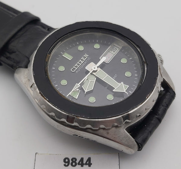 PROJECT FIX CITIZEN MIDSIZE DAY DATE AUTOMATIC DIVE WATCH 9844