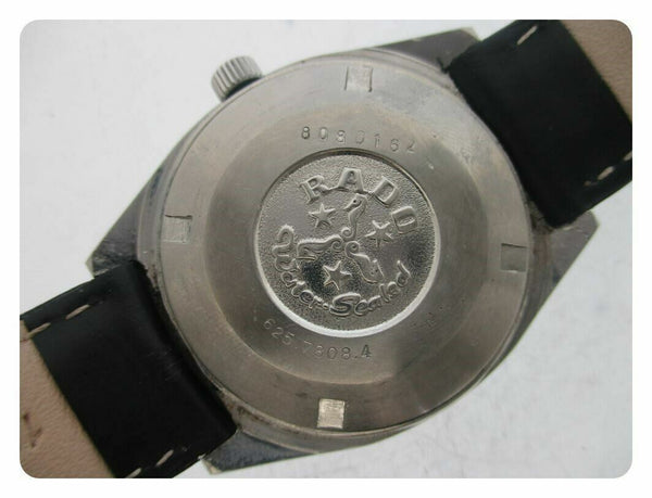 PROJECT TO FIX RADO CUSHION SS HOODED LUGS DAY DATE EU SHIP MENS WATCH NR