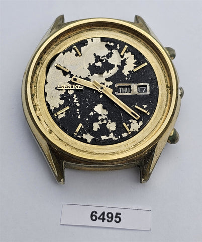 PROJECT TO FIX SEIKO PANDA 6138 8020 MENS GOLD AUTO DAY DATE EU SHIP WATCH 6495