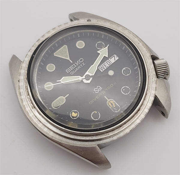 PROJECT TO FIX SEIKO SCUBA 7548 7000 QUARTZ DATE MENS DIVE 924338 SS WATCH