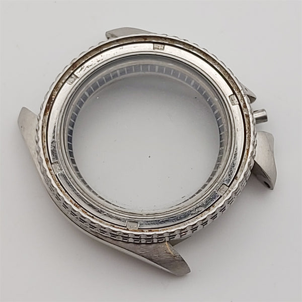 USED RARE SEIKO 7C43 7010 MIDCASE, BEZEL AND LOCK KIT MENS SS WATCH 6650