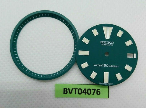 NEW AF SEIKO GREEN HULK DIAL MINUTE TRACK SET 7002 7000 SUPERLUME WATCH BVT04076