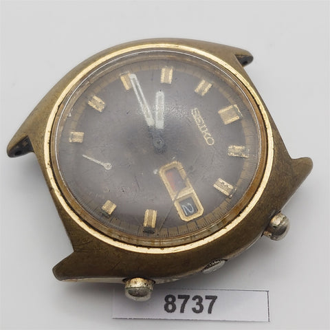 PROJECT TO FIX SEIKO 6139 6102 GOLD MENS CHRONOGRAPH DAY DATE WATCH BVT08737