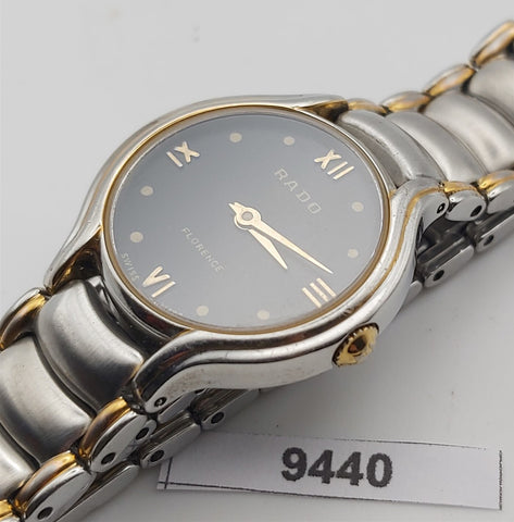 PROJECT TO FIX RADO FLORENCE GOLD PLATE SS ROMAN DIAL EU SHIP LADIES WATCH 9440