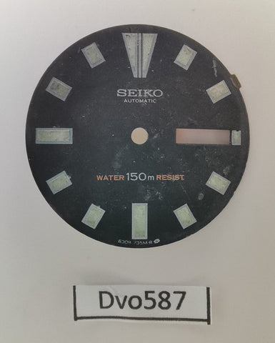 USED VINTAGE SEIKO DIAL FOR 6309 7290 DIVE WATCH DV0587