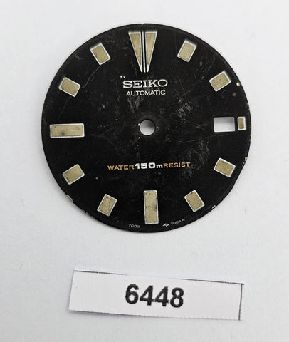 USED VINTAGE SEIKO DIAL FOR 7002 7000 DIVE WATCH BVT6448
