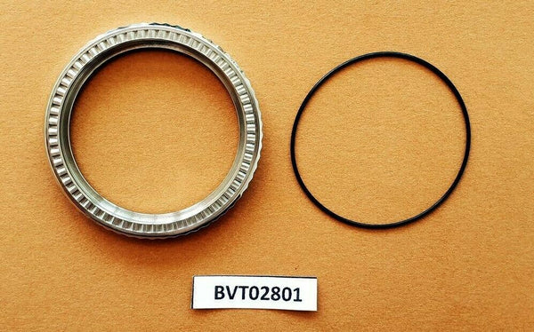 NEW SEIKO 7S26 0020 SKX007 SKX 009 ORIGINAL STYLE SS BEZEL WATCH BVT02801