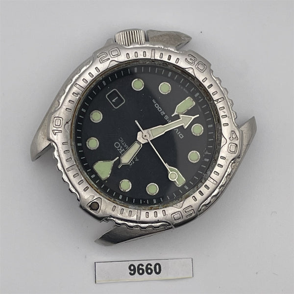 PROJECT TO FIX SEIKO 7002 7020 AUTOMATIC 660190 POLISHED MENS DIVE DATE WATCH