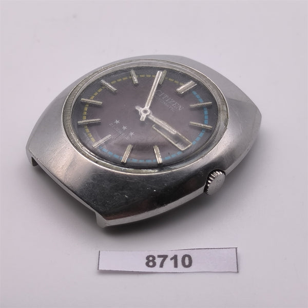PROJECT FIX CITIZEN CUSHION 61-9094 SS CASE AUTO DAY DATE WATCH 8710