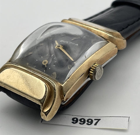 PROJECT TO FIX BULOVA ARABIC DIAL GOLD PLATE MIDSIZE 17j MANUAL WIND WATCH 9997