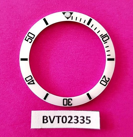 SEIKO WHITE SUBMARINE CERAMIC BEZEL SLANT INSERT 7S26 0030 SKX013 WATCH BVT2335