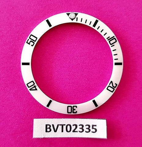 SEIKO WHITE SUBMARINE CERAMIC BEZEL SLANT INSERT 7S26 0030 SKX013 WATCH BVT2335