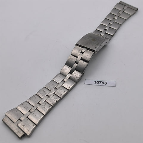 VINTAGE SEIKO SS BAND 6138 0040 BULLHEAD FISHBONE CHRONOGRAPH MENS WATCH BV10796