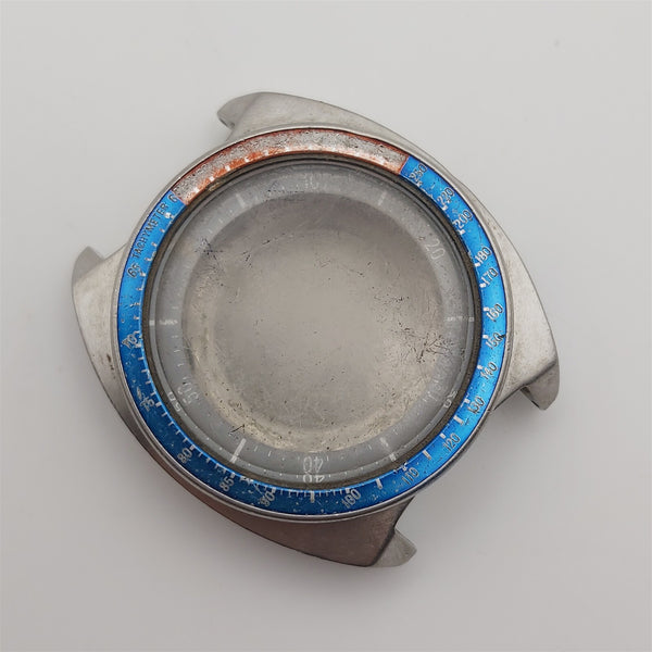 USED SEIKO 6139-6002 POGUE BEZEL GLASS MIDCASE COVER CHRONOGRAPH WATCH 6676