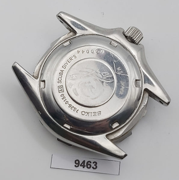 USED AFTERMARKET SEIKO 7S26 0150 STEEL CASE, GLASS, BEZEL KIT WATCH BVT09463