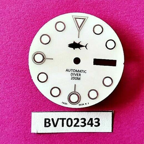 NEW FOR MOD SHARK PEARL DIAL SEIKO 7S26 0020 SERIES LUMES DIVERS WATCH BVT02343