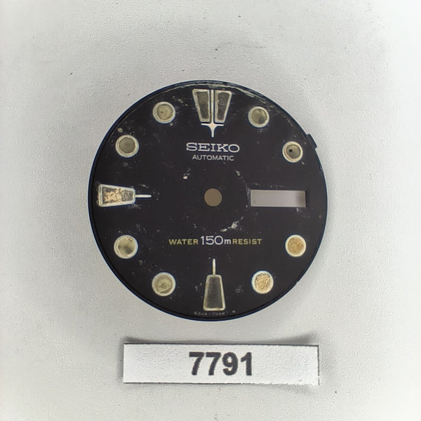 USED VINTAGE SEIKO DIAL NON BEVELED WINDOW 6309 7040 DIVE WATCH BVT07791