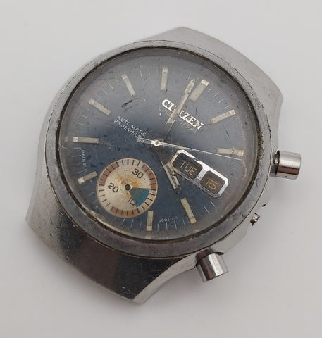 USED RARE VINTAGE CITIZEN CHRONOGRAPH 4-900014TA CASE BEZEL DIAL COVER BVT09794